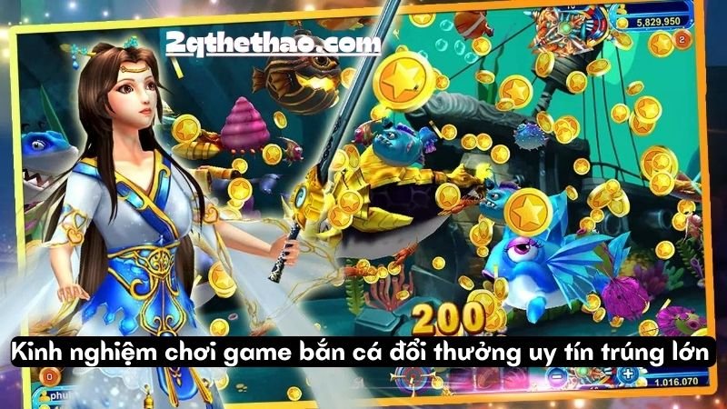 Kinh nghiệm chơi game bắn cá đổi thưởng uy tín trúng lớn