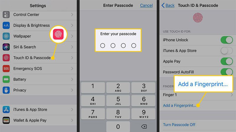 Chi tiết cách cài đặt sinh trắc học trên iPhone